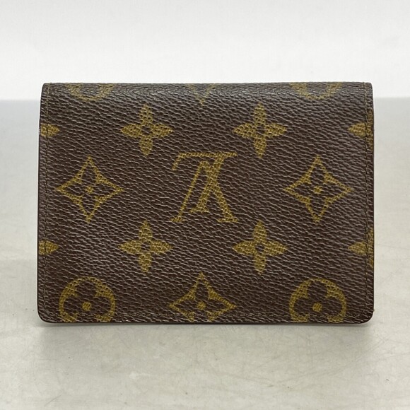 Louis Vuitton Monogram Porte Carte Wallet Vertical Wallet Brown - Picture 8 of 8